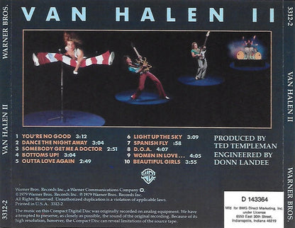 Van Halen : Van Halen II (CD, Album, Club, RE, Spe)