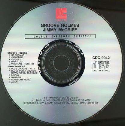 Richard "Groove" Holmes / Jimmy McGriff : Double Exposure (CD, Comp, RE, RM)