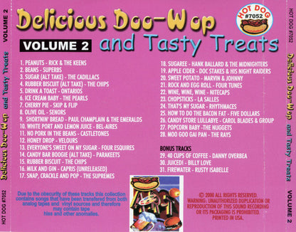 Various : Delicious Doo-Wop And Tasty Treats Volume 2 (CD, Comp)