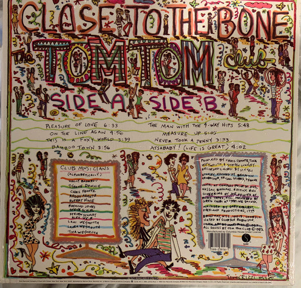 Tom Tom Club : Close To The Bone (LP, Album, Club)