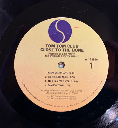 Tom Tom Club : Close To The Bone (LP, Album, Club)