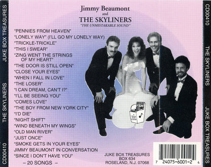 Jimmy Beaumont And The Skyliners : Encore Of Golden Hits (CD)