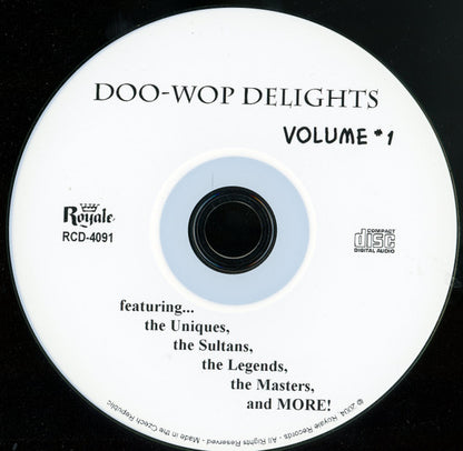 Various : Doo-Wop Delights Volume #1 (CDr, Comp)
