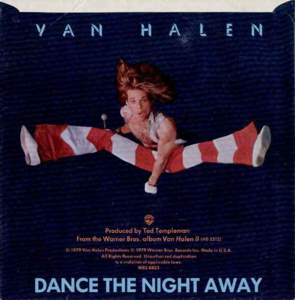 Van Halen : Dance The Night Away (7", Single, Jac)