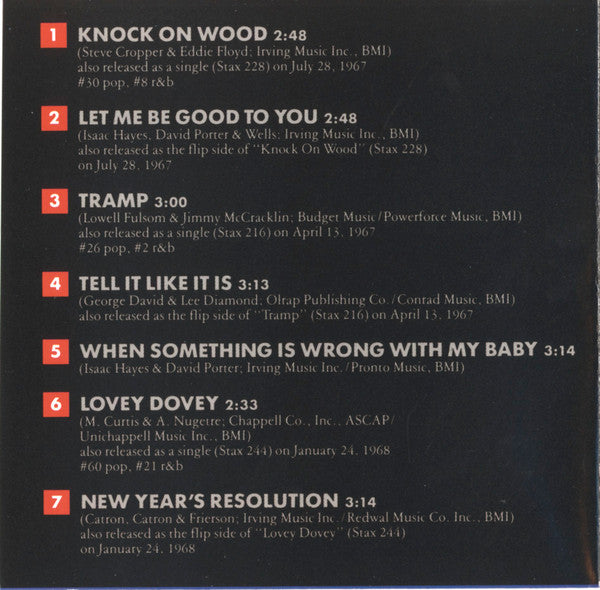 Otis Redding & Carla Thomas : King & Queen (CD, Album, RE, RM, RP, Cin)