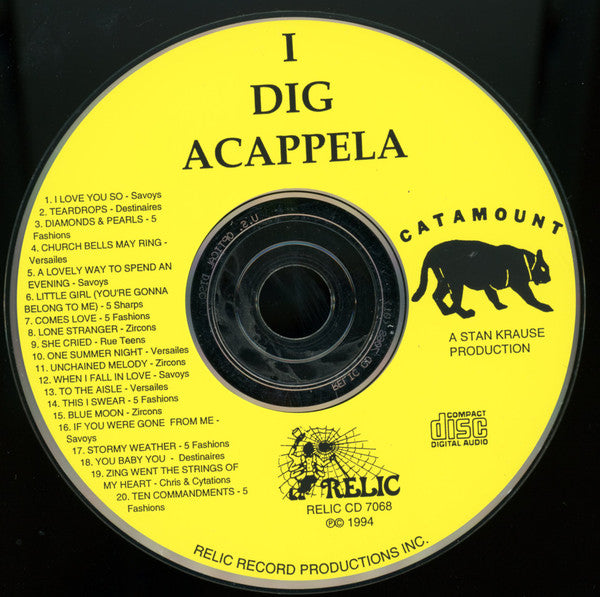 Various : I Dig Acappella, Vol.1 (CD, Album, RE)