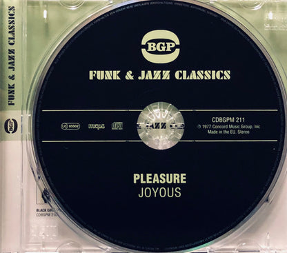 Pleasure (4) : Joyous (CD, Album, RE, RM)