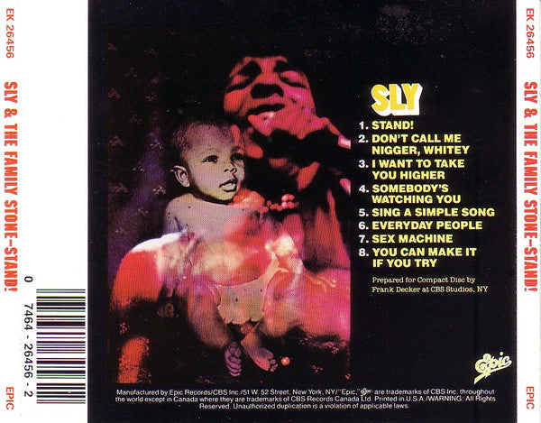 Sly & The Family Stone : Stand! (CD, Album, RE, RP)