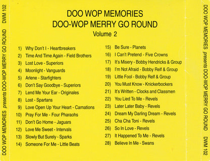 Various : Doo Wop Memories Volume 2  Doo Wop Merry Go Round (CD, Comp)