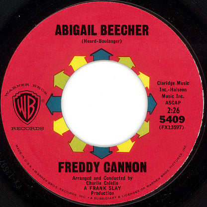 Freddy Cannon : Abigail Beecher / All American Girl (7", Single, Styrene, Bri)