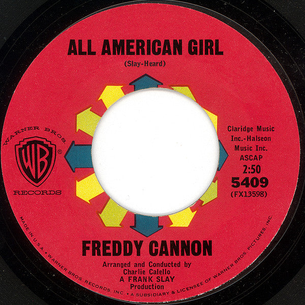 Freddy Cannon : Abigail Beecher / All American Girl (7", Single, Styrene, Bri)