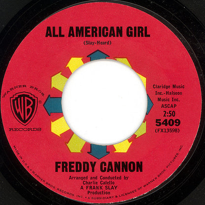 Freddy Cannon : Abigail Beecher / All American Girl (7", Single, Styrene, Bri)