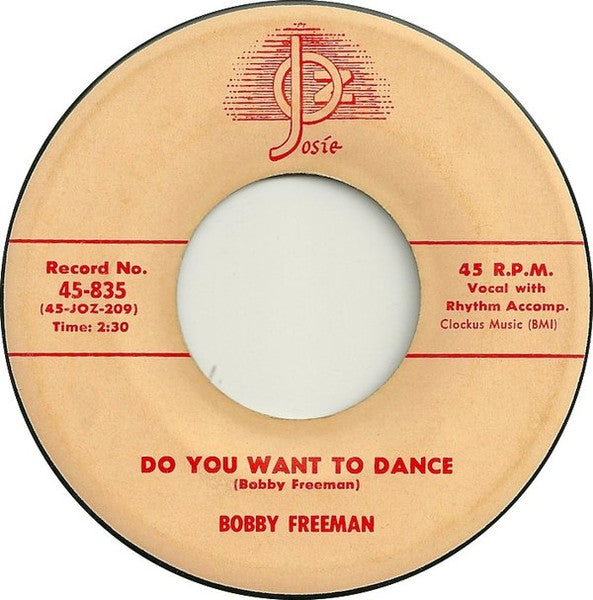 Bobby Freeman : Do You Want To Dance (7", Single)