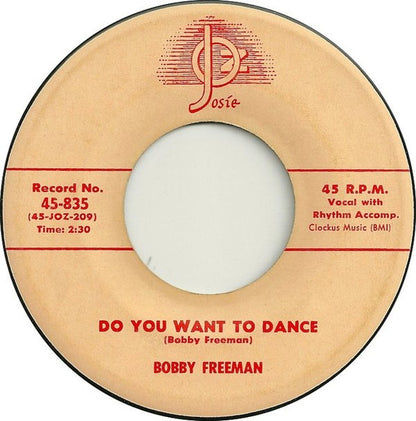 Bobby Freeman : Do You Want To Dance (7", Single)