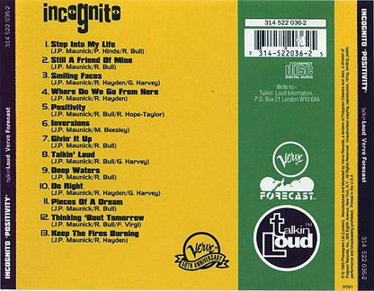 Incognito : Positivity (CD, Album, RP)
