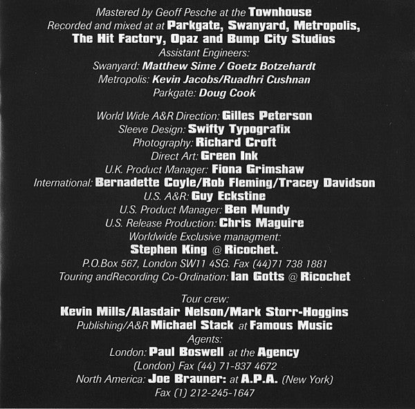 Incognito : Positivity (CD, Album, RP)
