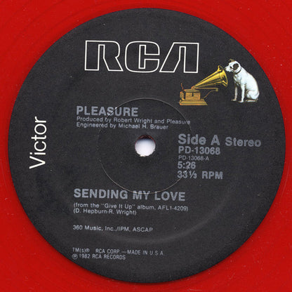 Pleasure (4) : Sending My Love (12", Red)