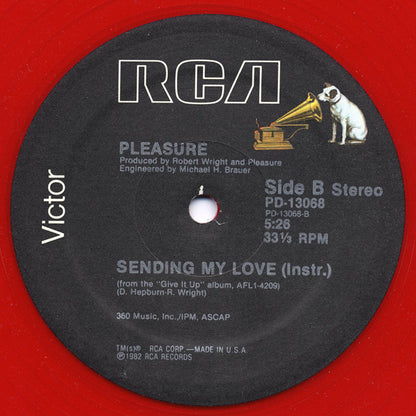 Pleasure (4) : Sending My Love (12", Red)