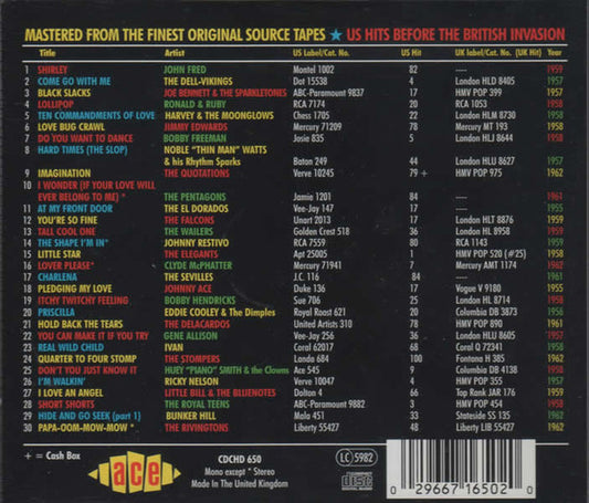 Various : The Golden Age Of American Rock 'n' Roll Volume 6 (CD, Comp, Mono)