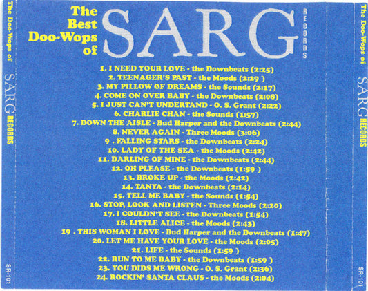 Various : The Best Doo-Wops Of Sarg Records (CDr, Comp)