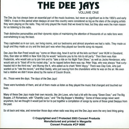 Various : The Dee Jays Volume One - On The Air (CD)