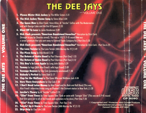 Various : The Dee Jays Volume One - On The Air (CD)