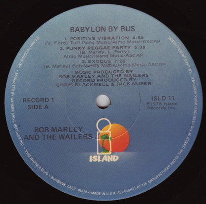 Bob Marley & The Wailers : Babylon By Bus (2xLP, Album, RP, 2nd)