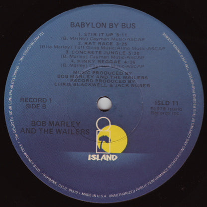 Bob Marley & The Wailers : Babylon By Bus (2xLP, Album, RP, 2nd)