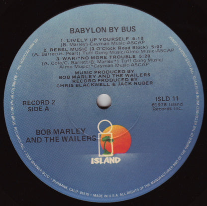 Bob Marley & The Wailers : Babylon By Bus (2xLP, Album, RP, 2nd)