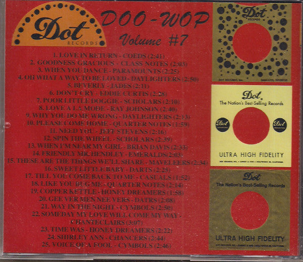 Various : Dot Doo-Wop Volume #7 (CDr, Comp, Unofficial)