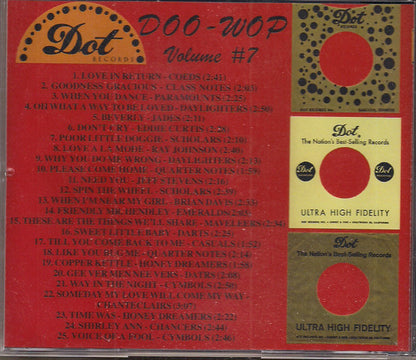 Various : Dot Doo-Wop Volume #7 (CDr, Comp, Unofficial)