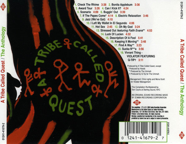 A Tribe Called Quest : The Anthology (CD, Comp)