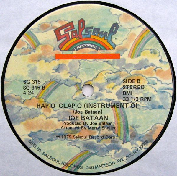 Joe Bataan : Rap-O Clap-O (12", Single)