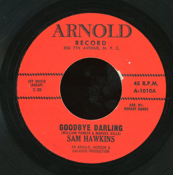 Sam Hawkins : Goodbye Darling (7")