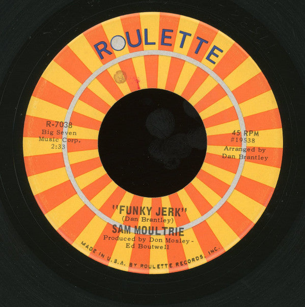 Sam Moultrie : Funky Jerk (7")