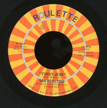 Sam Moultrie : Funky Jerk (7")