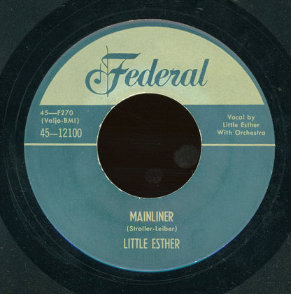 Esther Phillips & Bobby Nunn (2) : Saturday Night Daddy / Mainliner (7", Single, RE)
