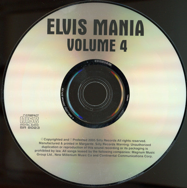 Various : Elvis Mania - Volume 4 (CD, Comp)