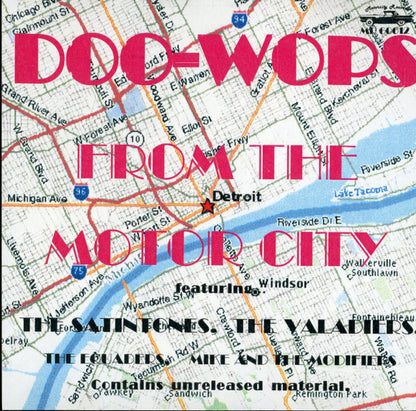 Various : Doo-Wops From The Motor City (CDr, Comp)