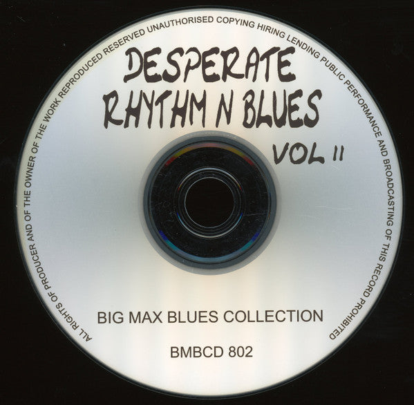 Various : Desperate Rhythm N Blues Vol 2 (CDr, Comp)
