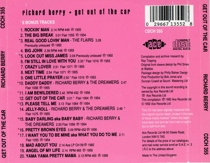 Richard Berry : Get Out Of The Car (CD, Comp)