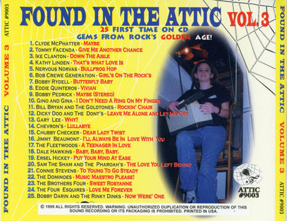 Various : Found In The Attic Volume 3  (CD, Comp)