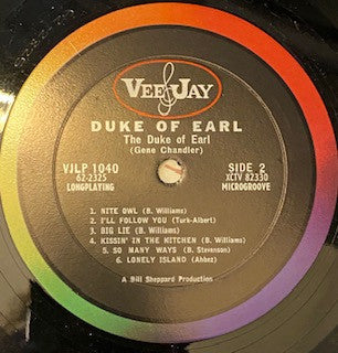 Gene Chandler : The Duke Of Earl (LP, Album, Mono)