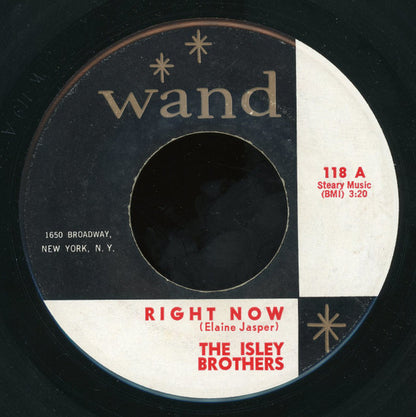 The Isley Brothers : Right Now / The Snake (7")