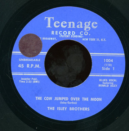 The Isley Brothers : The Cow Jumped Over The Moon (7", RE, Unofficial)
