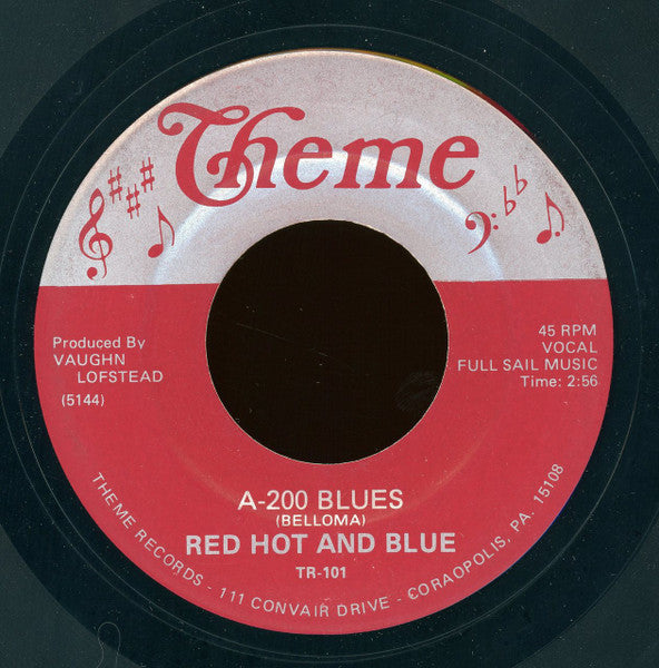 Red Hot And Blue : Hoy Hoy / A-200 Blues (7", Single)