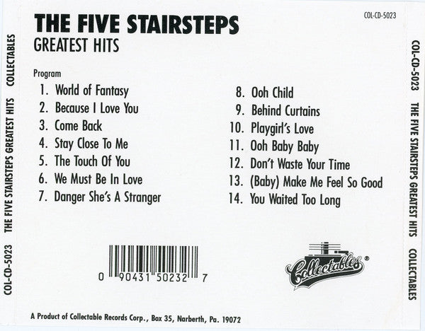 Five Stairsteps : Greatest Hits (CD, Comp)