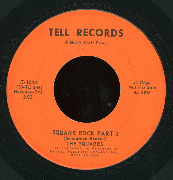The Squares (5) : Square Rock Part 3 (7", Promo)