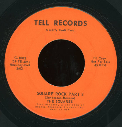 The Squares (5) : Square Rock Part 3 (7", Promo)