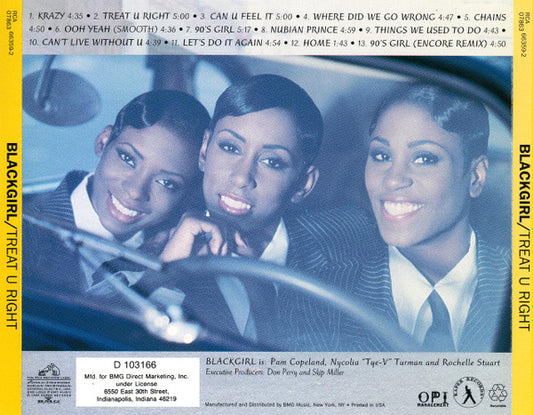 Blackgirl : Treat U Right (CD, Album, Club, BMG)